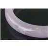 Image 4 : Chinese Lavender Jadeite Carved Bangle