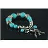 Image 3 : Chinese Turquoise Necklace & Bracelet