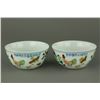Image 1 : Pair of Ducai Chicken Porcelain Cups Chenghua MK