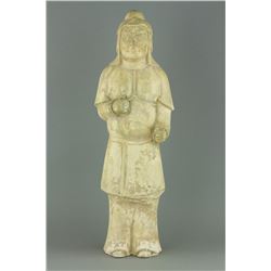 Chinese Tang Period Pottery Warrior Figure