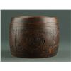 Image 4 : Charming Zisha Drum Form Box Qing Xianfeng MK