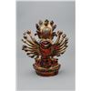 Image 4 : Chinese Red Lacquer Bronze Buddha