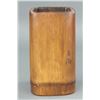 Image 3 : Chinese Bamboo Square Brush Pot