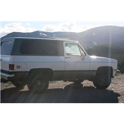 1987 CHEVROLET SILVERADO BLAZER