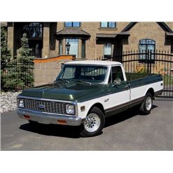 1971 CHEVROLET CHEYENNE SUPER 20 FACTORY YE9 PICKUP BIG BLOCK 396 400 INVADER V8