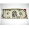 Image 1 : 1934 SERIES D RARE *SILVER CERTIFICATE* $5.00 SERIAL # S13415537A. CURRENCY BILL CAME OUT OF SAFE!!