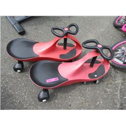 Pair of riding toys - used