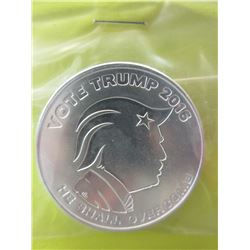 1 Ounce .999 Fine Silver  "Vote Trump" Round