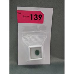 2.55 CT Loose Oval Cut Emerald Gemstone
