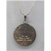 Image 1 : Estate - Necklace & Pendant with Aztec Motif