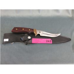 "Haida Leisure Time" hunting knife with sheath