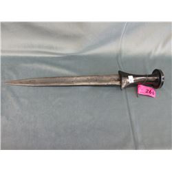 Vintage knife with wood handle