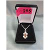 Image 2 : Sterling Silver Amber Necklace set