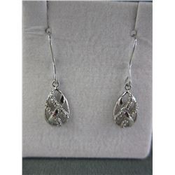 New Diamond-set Sterling Silver Earrings