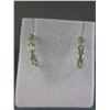 Image 1 : New Peridot & Diamond-set Half-Hoop Earrings
