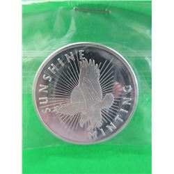 1 Troy Ounce .999 Silver Art Round