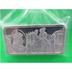 2.08 Troy Oz. Proof Quality .925 Silver Art Bar