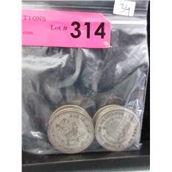 10 Mexican 10% Silver Pesos
