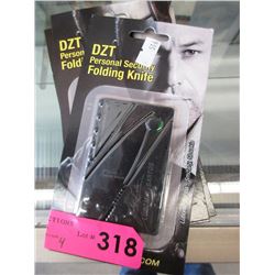 4 New DZT folding knives