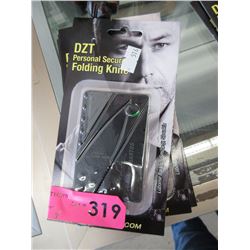 4 New DZT folding knives