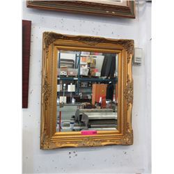 Framed wall mirror