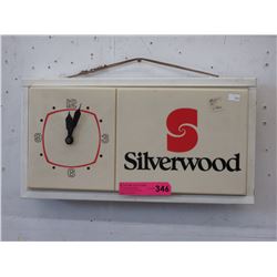 Vintage - "Silverwood Dairy" electric wall clock