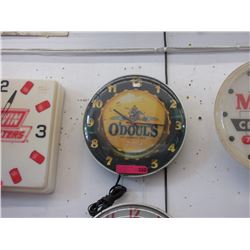 "O'Doul's" electric wall clock