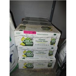 12 Cases of organic coconut water with pineapple