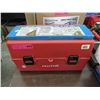 Image 1 : Plastic tool box & tap & die set - used