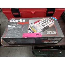 Vehicle battery tester