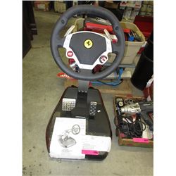 Thrust Master Ferrari racing wheel for PS3