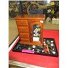 Image 1 : Jewelry box & watches - used