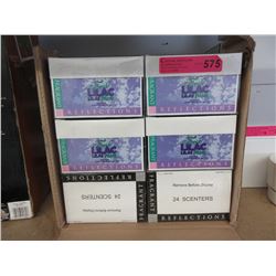 Case of lilac wax scenters