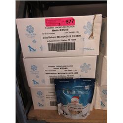 3 Cases of dog treats