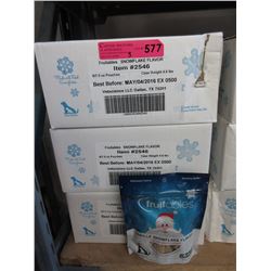 3 Cases of dog treats