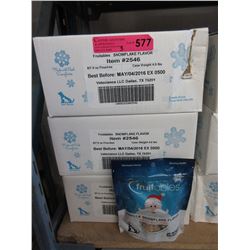3 Cases of dog treats