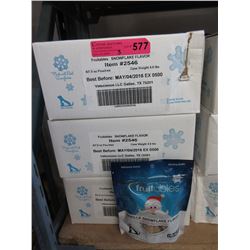 3 Cases of dog treats