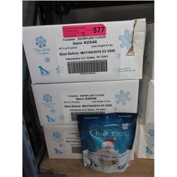 3 Cases of dog treats