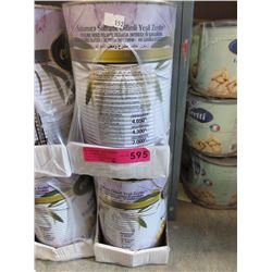 6 Cases of sliced green olives