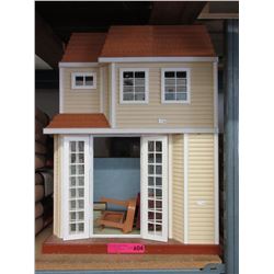 Plastic doll house & furniture