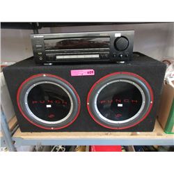 Pioneer receiver & Punch auto speakers