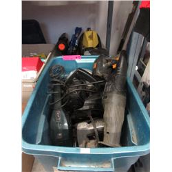 2 Totes of heavy duty electric tools - used