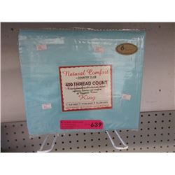 New - King size cotton sheet set