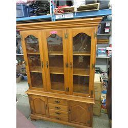 Maple china cabinet