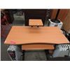 Image 1 : Computer desk with keyboard tray - used