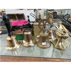 Vintage brass bells & more