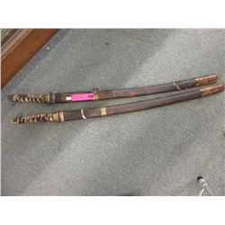 Pair of Vintage Japanese Swords