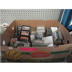 Box lot of assorted trading cards