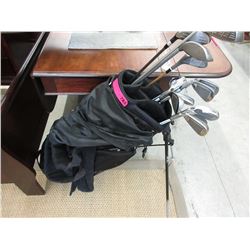 Calloway golf clubs with HSBC bag