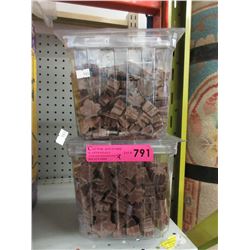 2 Containers of milk chocolate maple leafs